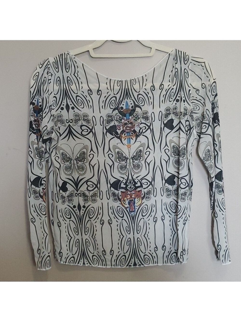 Ladies sheer top size medium